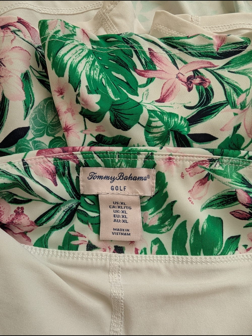 Tommy Bahama Golf Skort XL Flounce Skirt Short Tropical Floral Tennis Pickleball - Picture 3 of 7